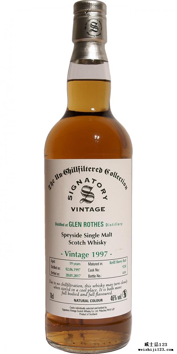 Glenrothes 1997 SV