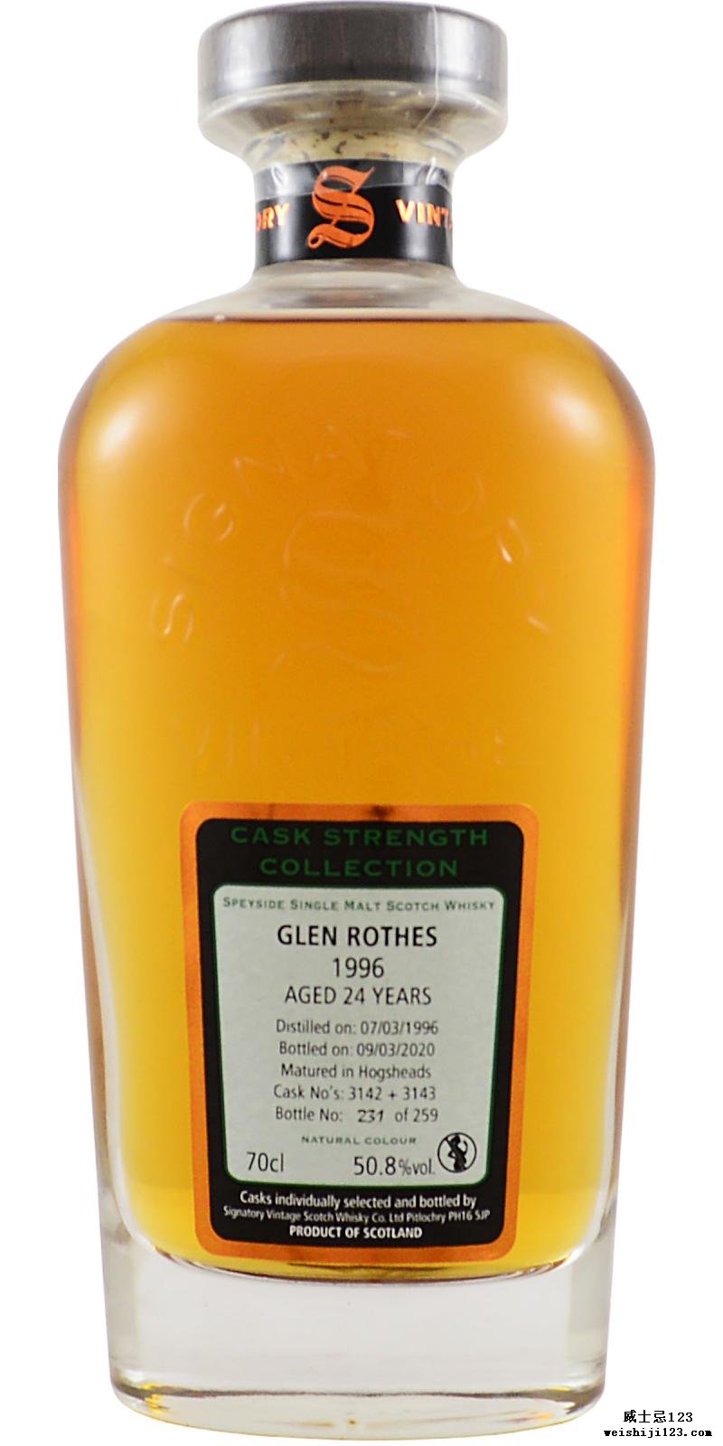 Glenrothes 1996 SV