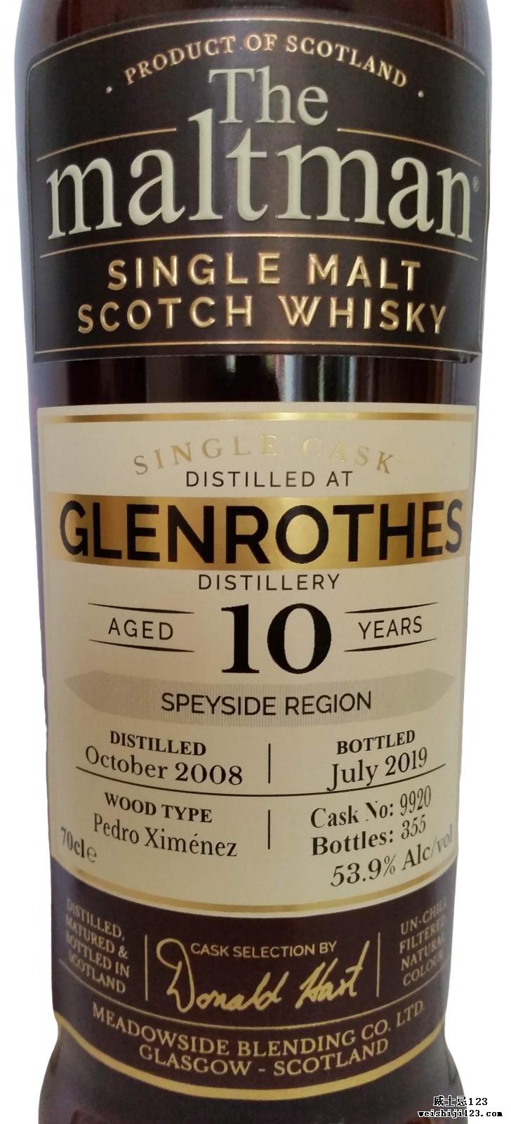 Glenrothes 2008 MBl