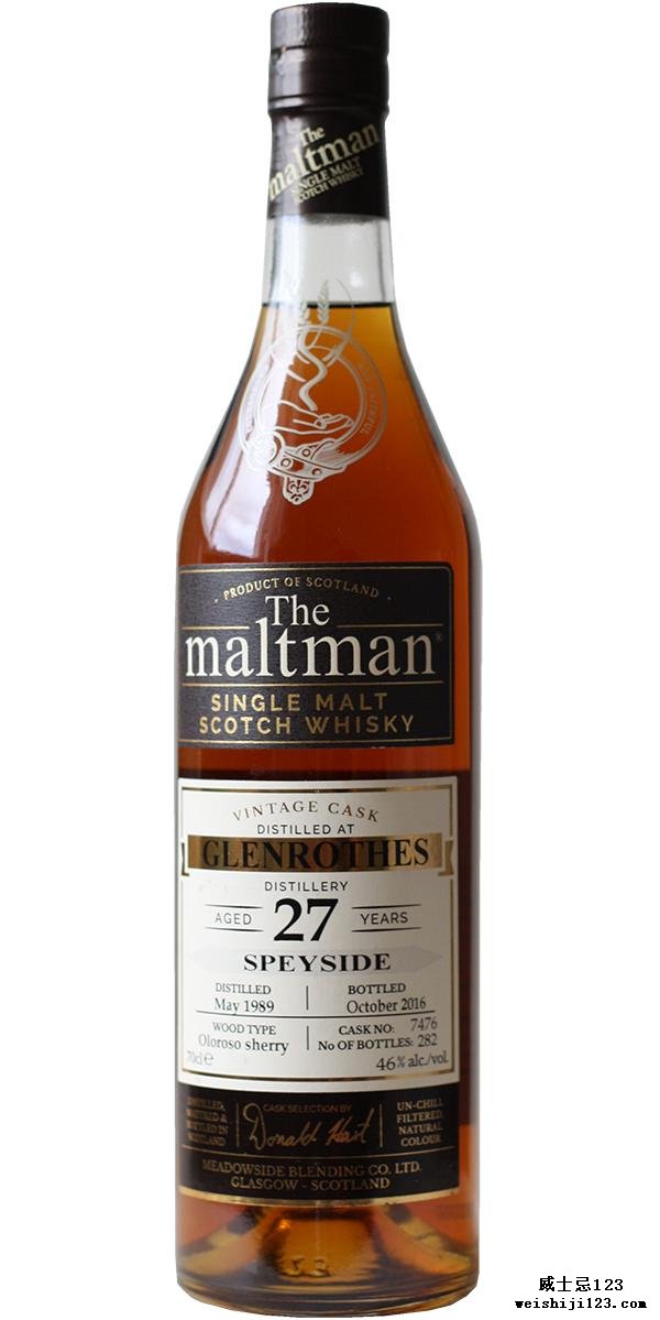 Glenrothes 1989 MBl