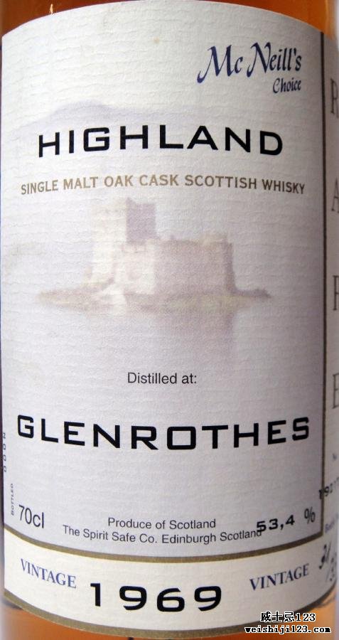 Glenrothes 1969 MNC