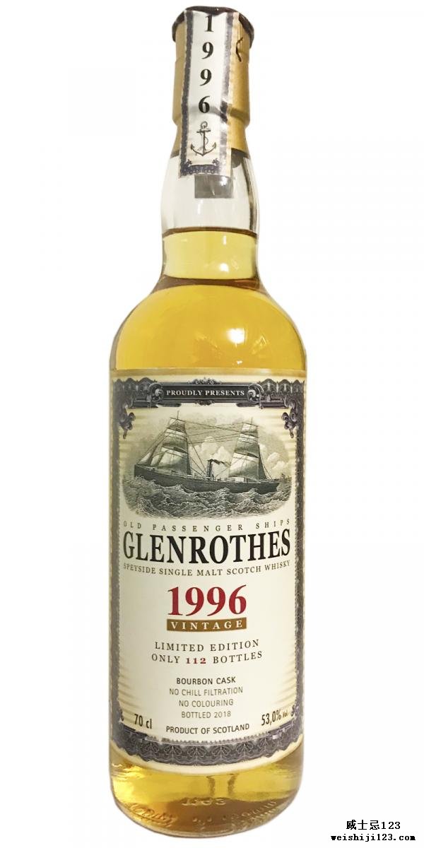 Glenrothes 1996 JW