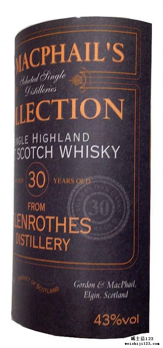 Glenrothes 30-year-old GM