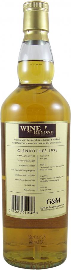 Glenrothes 1998 GM