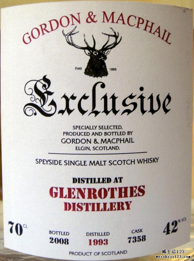 Glenrothes 1993 GM