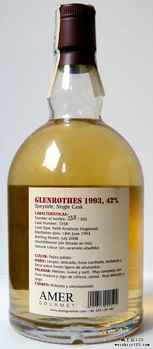 Glenrothes 1993 GM