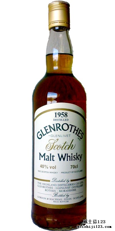 Glenrothes 1958 GM