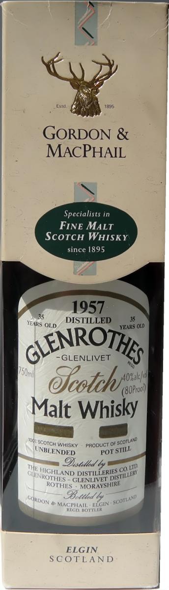 Glenrothes 1957 GM
