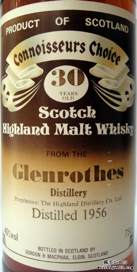 Glenrothes 1956 GM