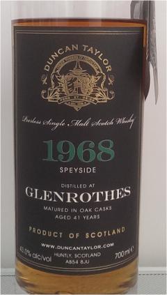 Glenrothes 1968 DT