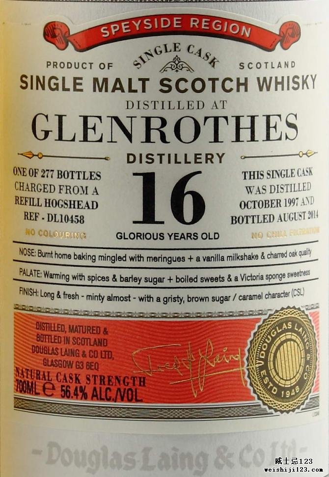 Glenrothes 1997 DL