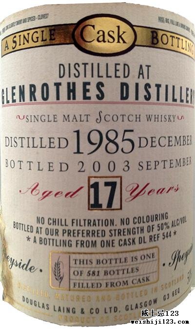 Glenrothes 1985 DL