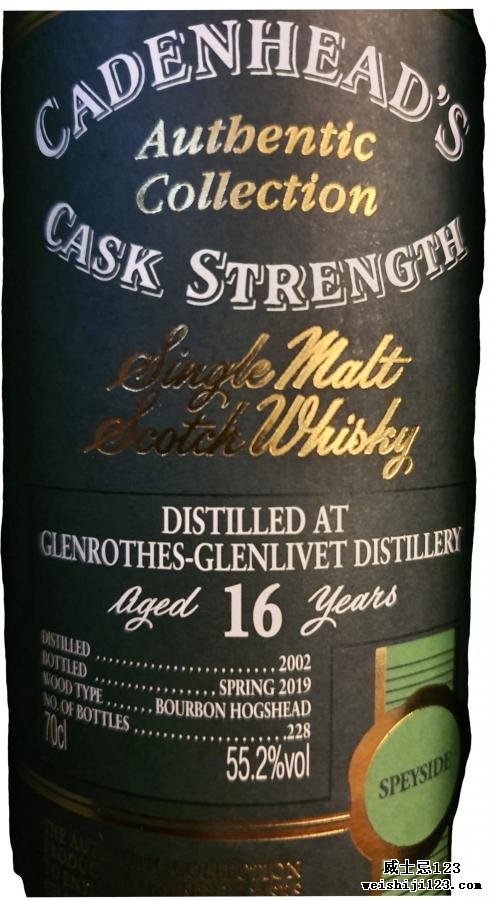 Glenrothes 2002 CA