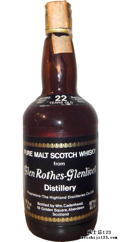 Glenrothes 1957 CA