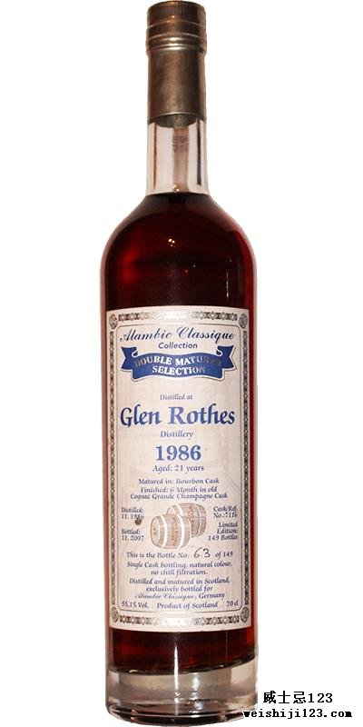 Glenrothes 1986 AC