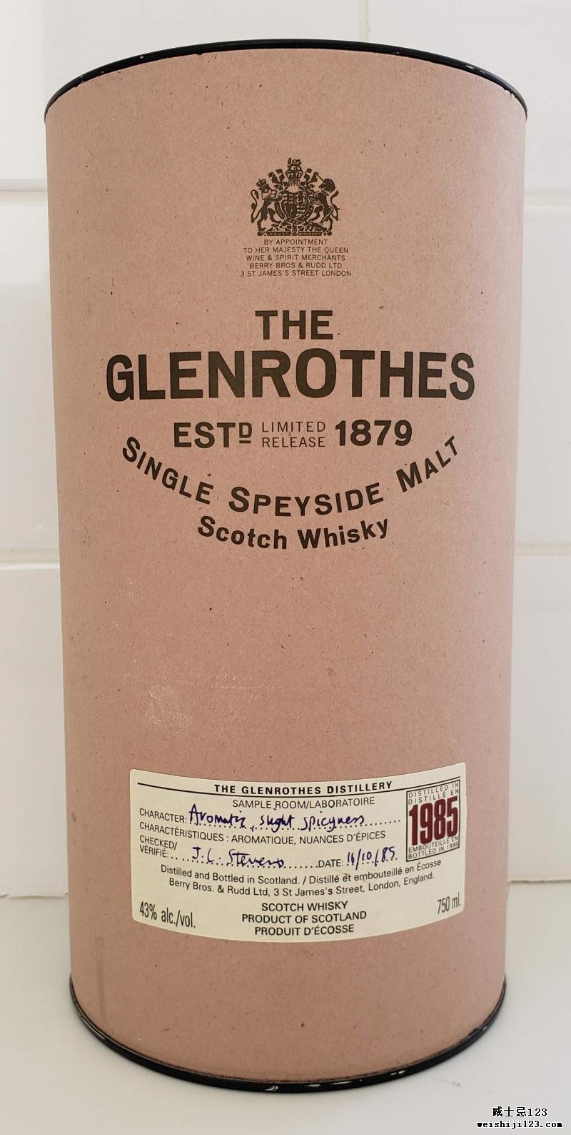 Glenrothes 1985