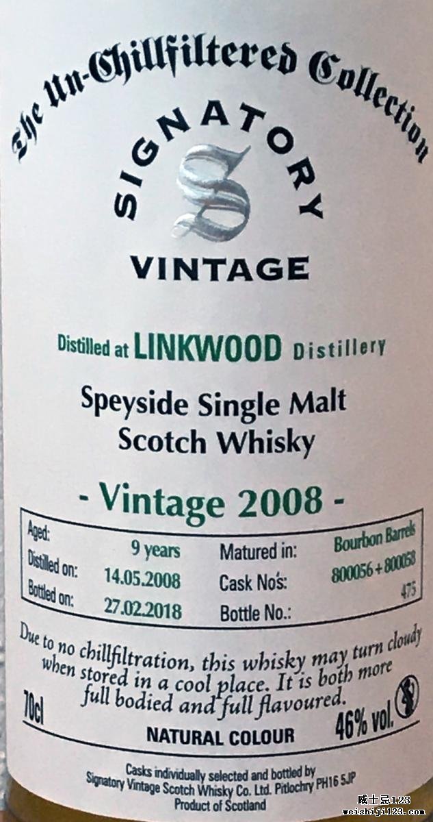 Linkwood 2008 SV