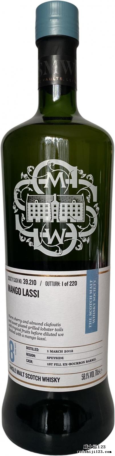 Linkwood 2012 SMWS 39.210