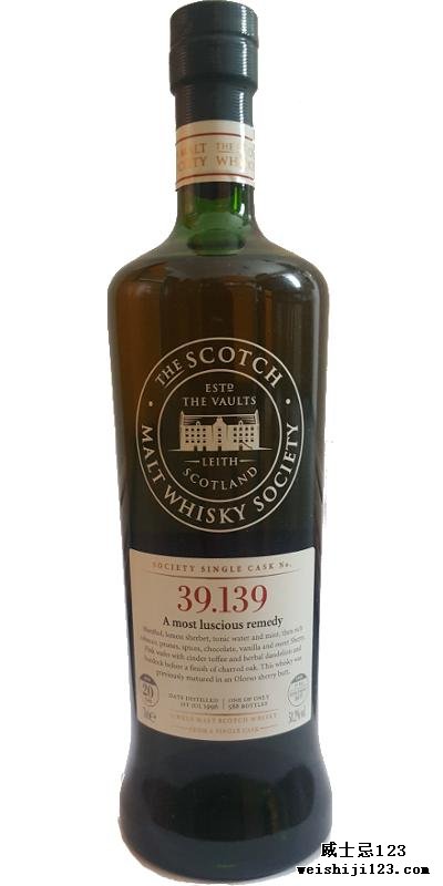 Linkwood 1996 SMWS 39.139