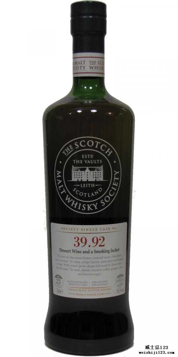 Linkwood 1990 SMWS 39.92