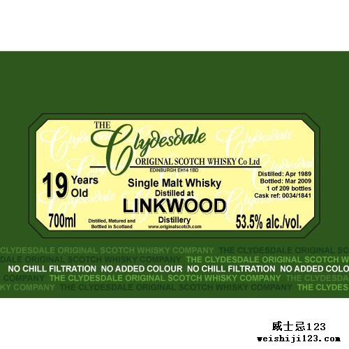 Linkwood 1989 TCO