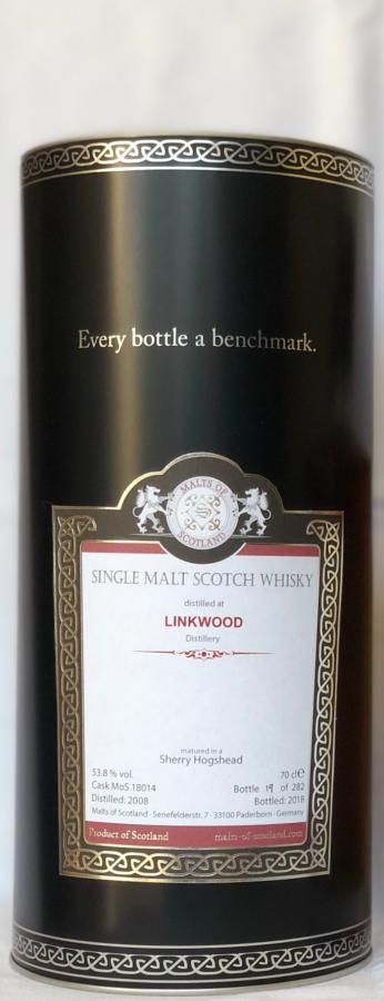 Linkwood 2008 MoS