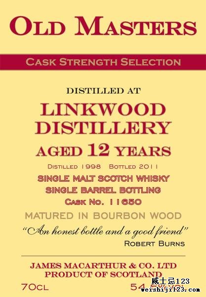 Linkwood 1998 JM