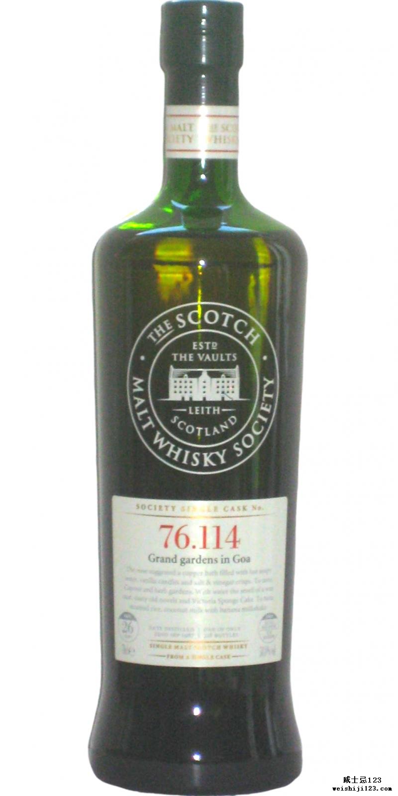 Mortlach 1987 SMWS 76.114