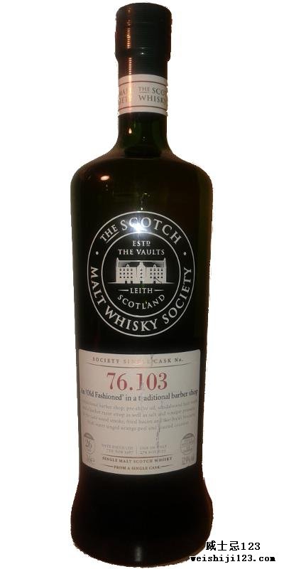 Mortlach 1987 SMWS 76.103