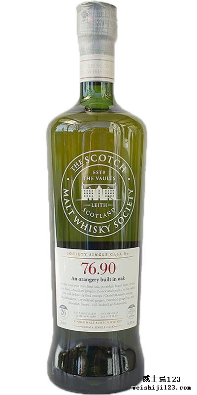 Mortlach 1986 SMWS 76.90