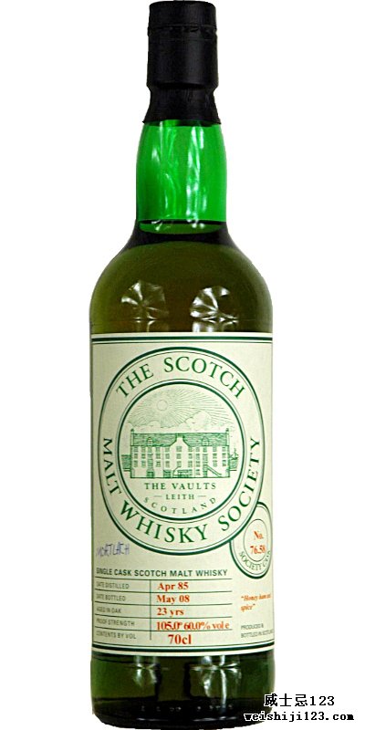 Mortlach 1985 SMWS 76.58