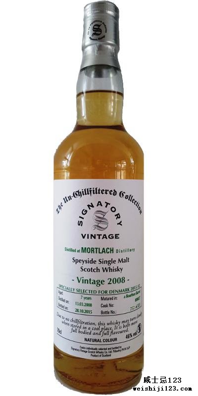 Mortlach 2008 SV