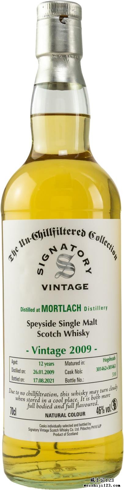 Mortlach 2009 SV