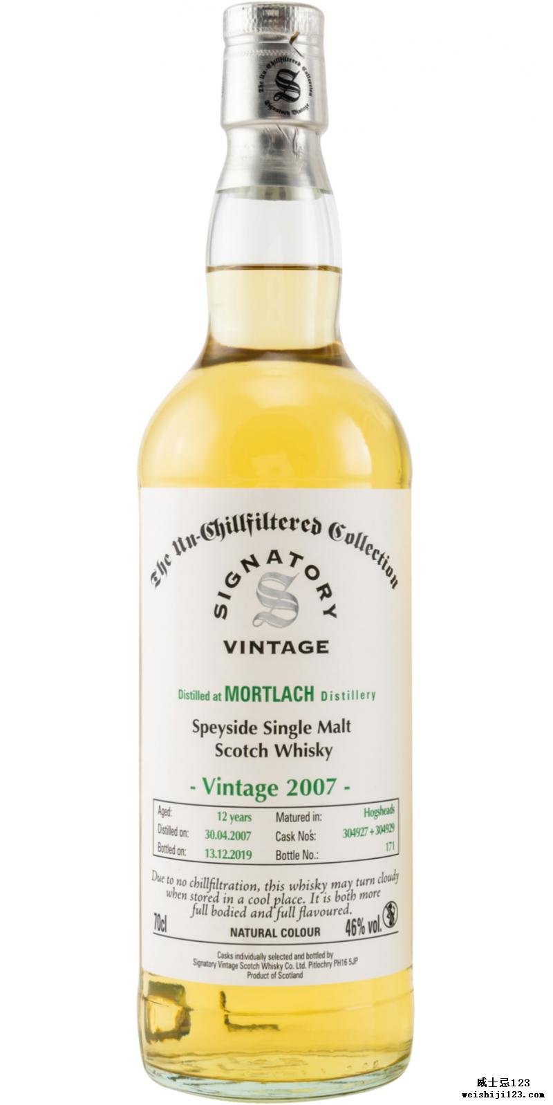 Mortlach 2007 SV