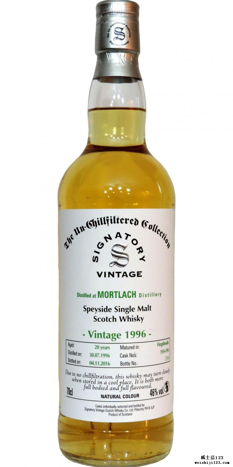 Mortlach 1996 SV