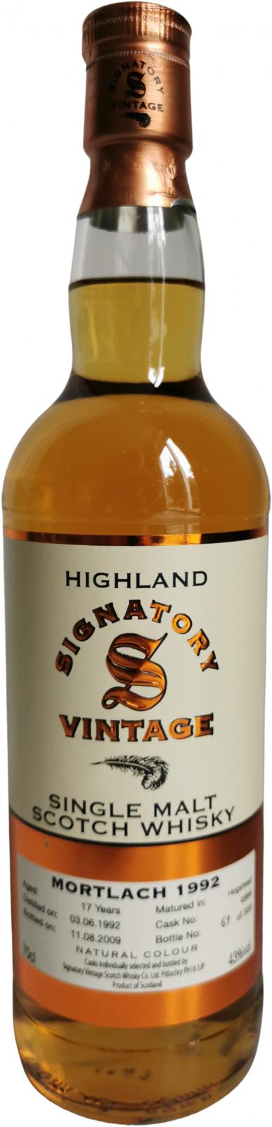 Mortlach 1992 SV