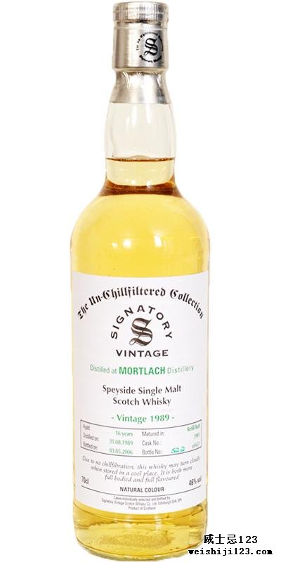 Mortlach 1989 SV