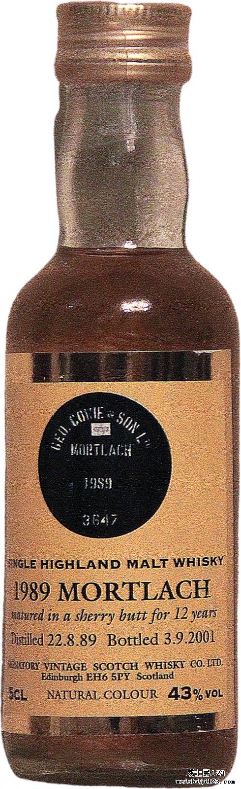 Mortlach 1989 SV