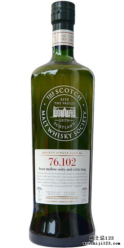 Mortlach 2003 SMWS 76.102