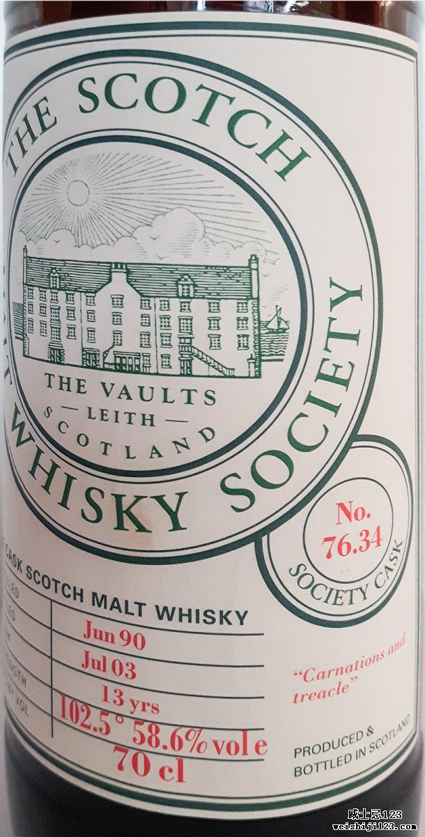 Mortlach 1990 SMWS 76.34