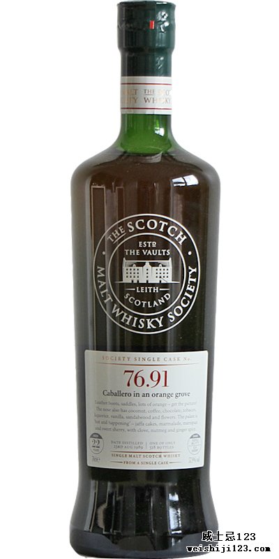 Mortlach 1989 SMWS 76.91