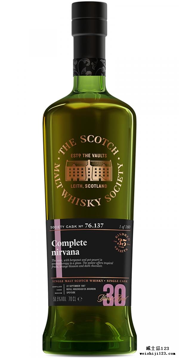 Mortlach 1987 SMWS 76.137