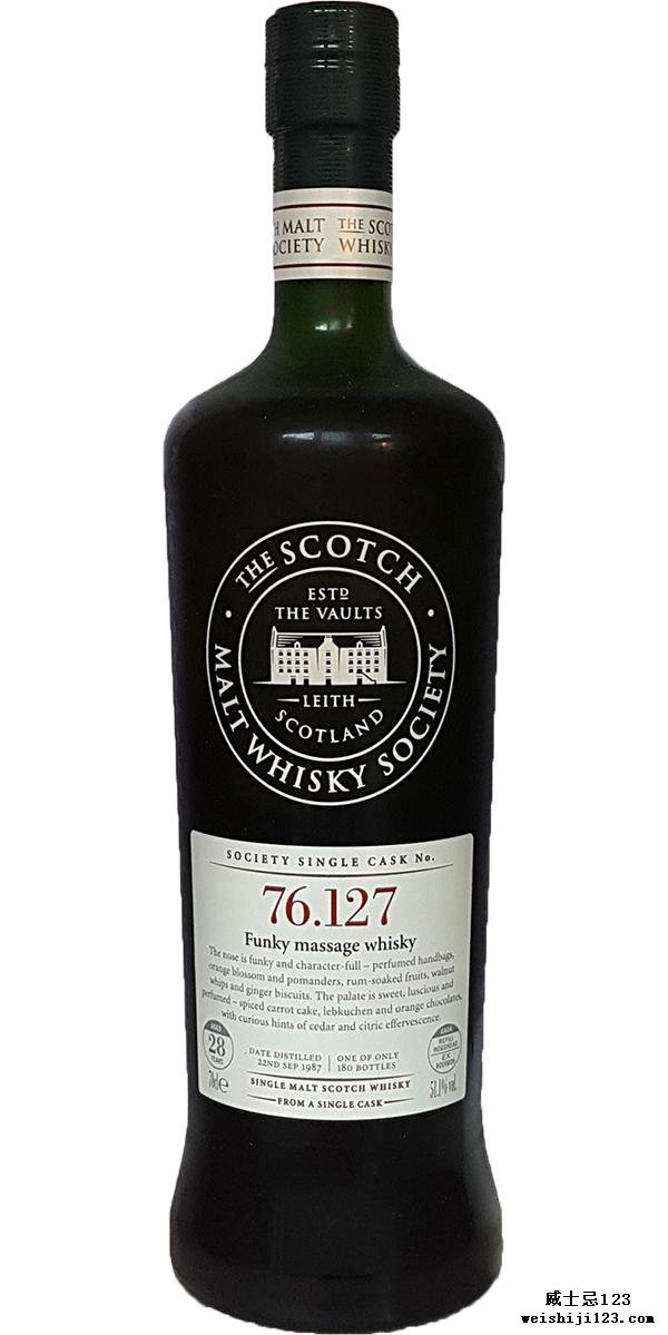 Mortlach 1987 SMWS 76.127