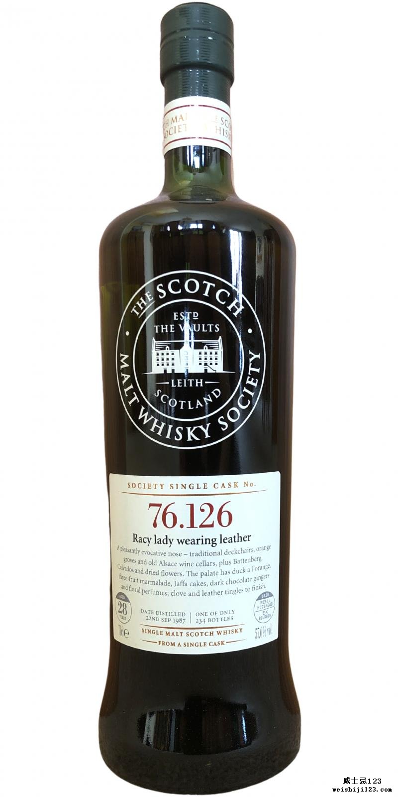 Mortlach 1987 SMWS 76.126