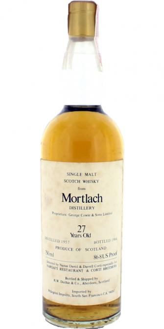 Mortlach 1957 RWD