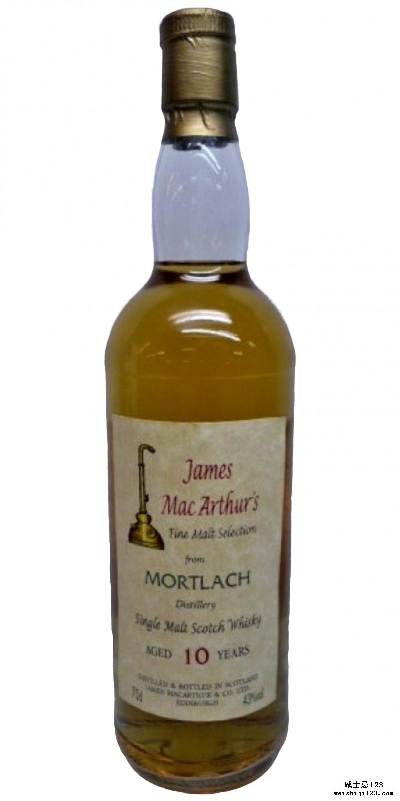 Mortlach 10-year-old JM