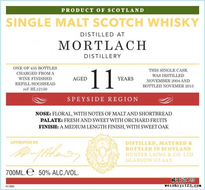 Mortlach 2004 HL