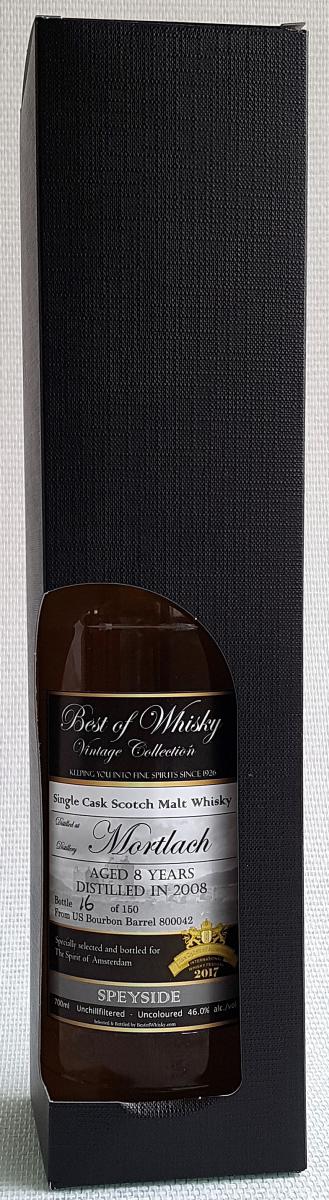 Mortlach 2008 BoW