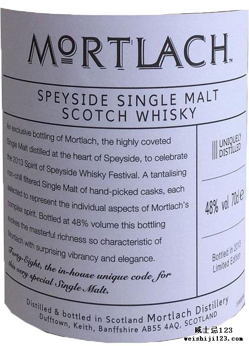 Mortlach Speyside Festival 2013