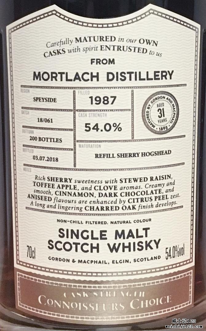 Mortlach 1987 GM